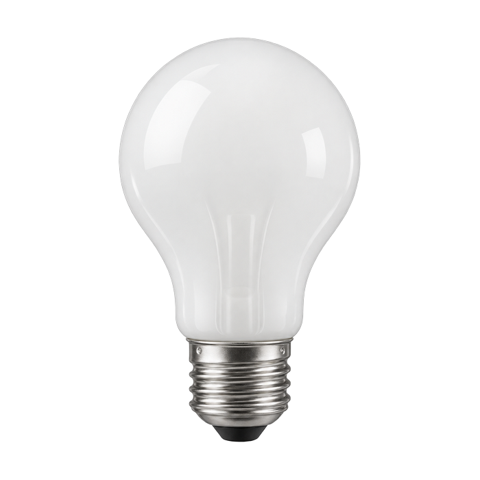 Matte ledlamp met schroefvoet.